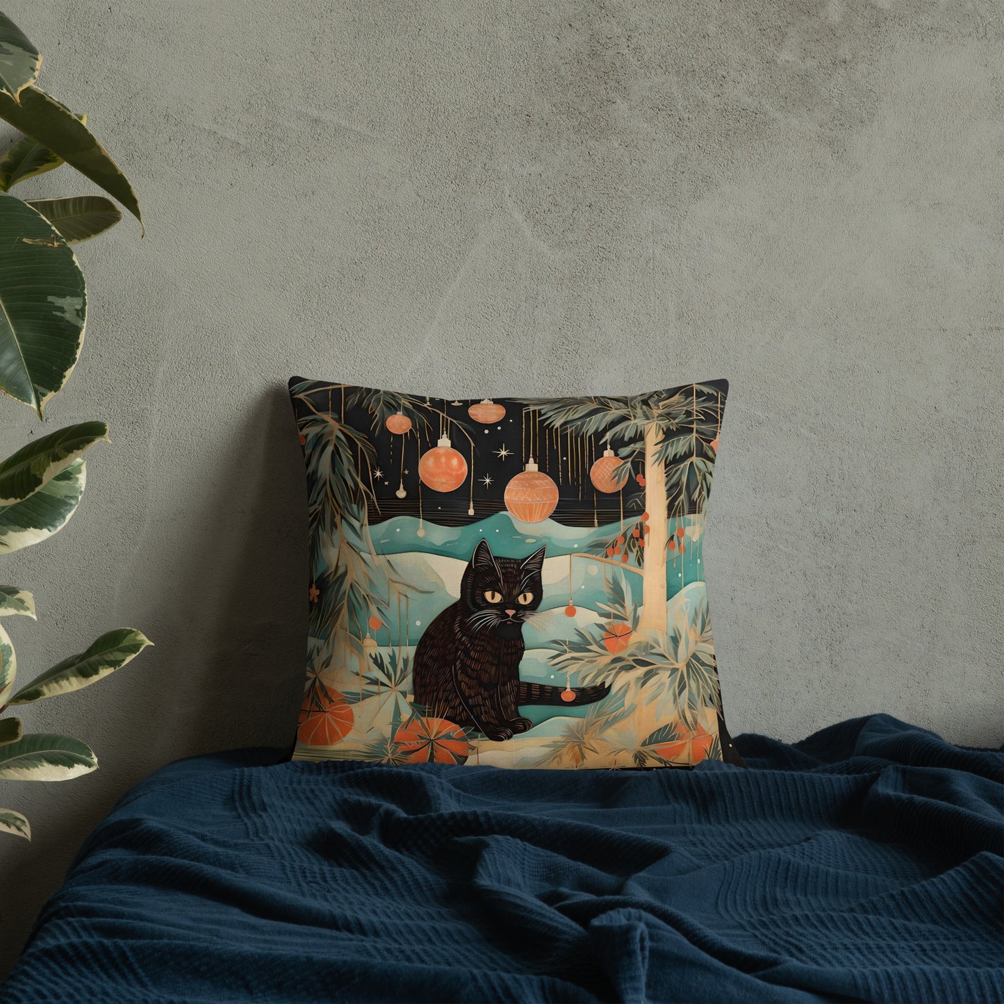Tilly at Christmas Premium Pillow