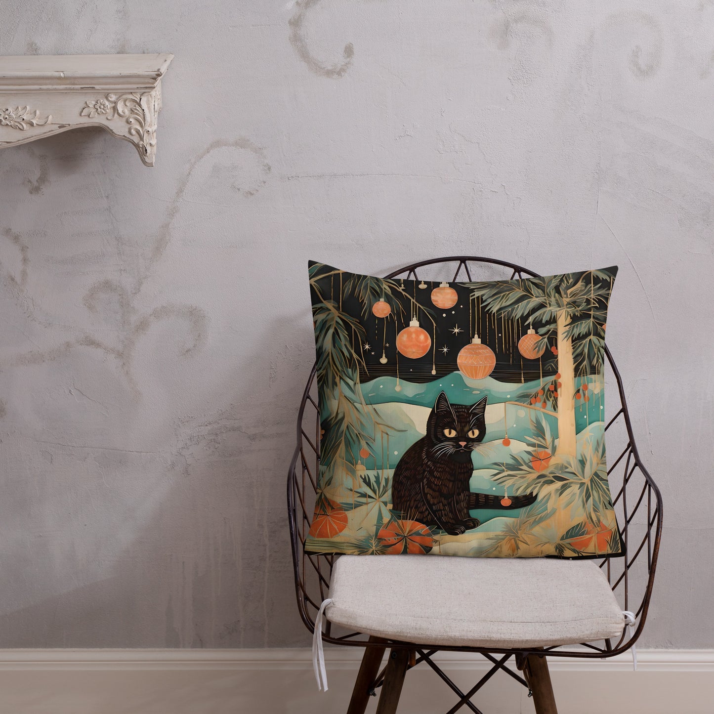 Tilly at Christmas Premium Pillow