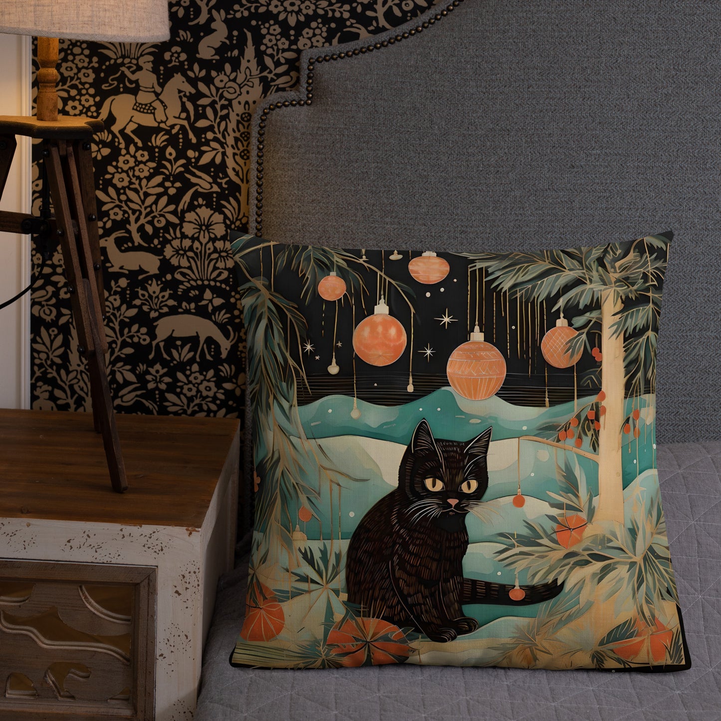 Tilly at Christmas Premium Pillow