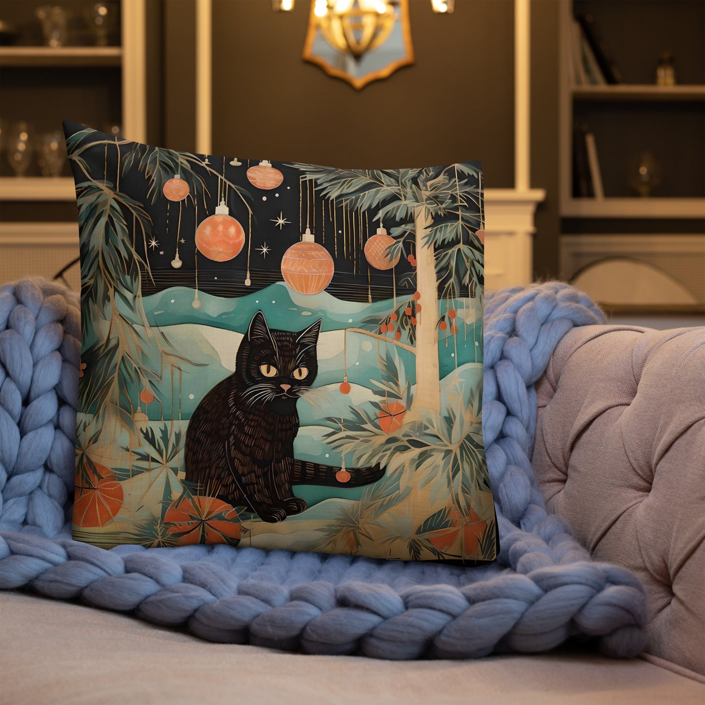 Tilly at Christmas Premium Pillow