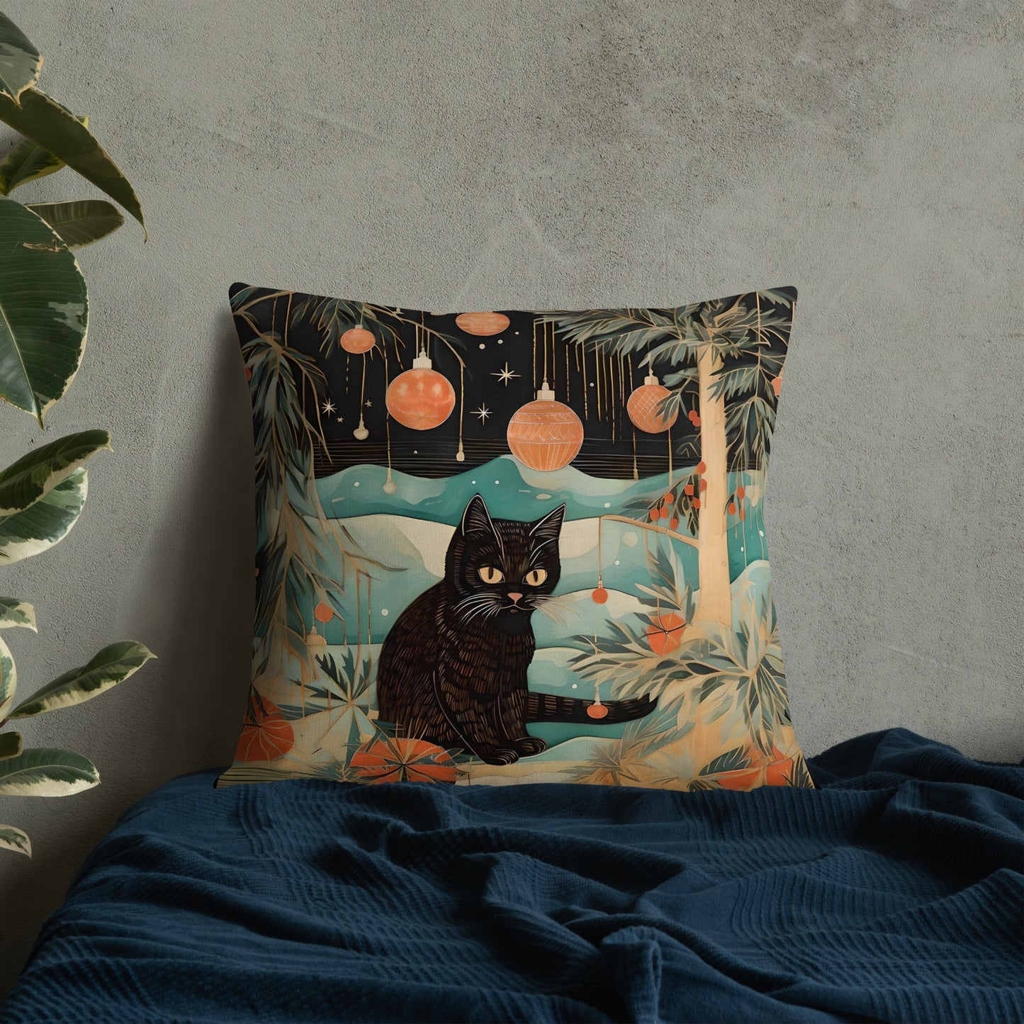 Tilly at Christmas Premium Pillow