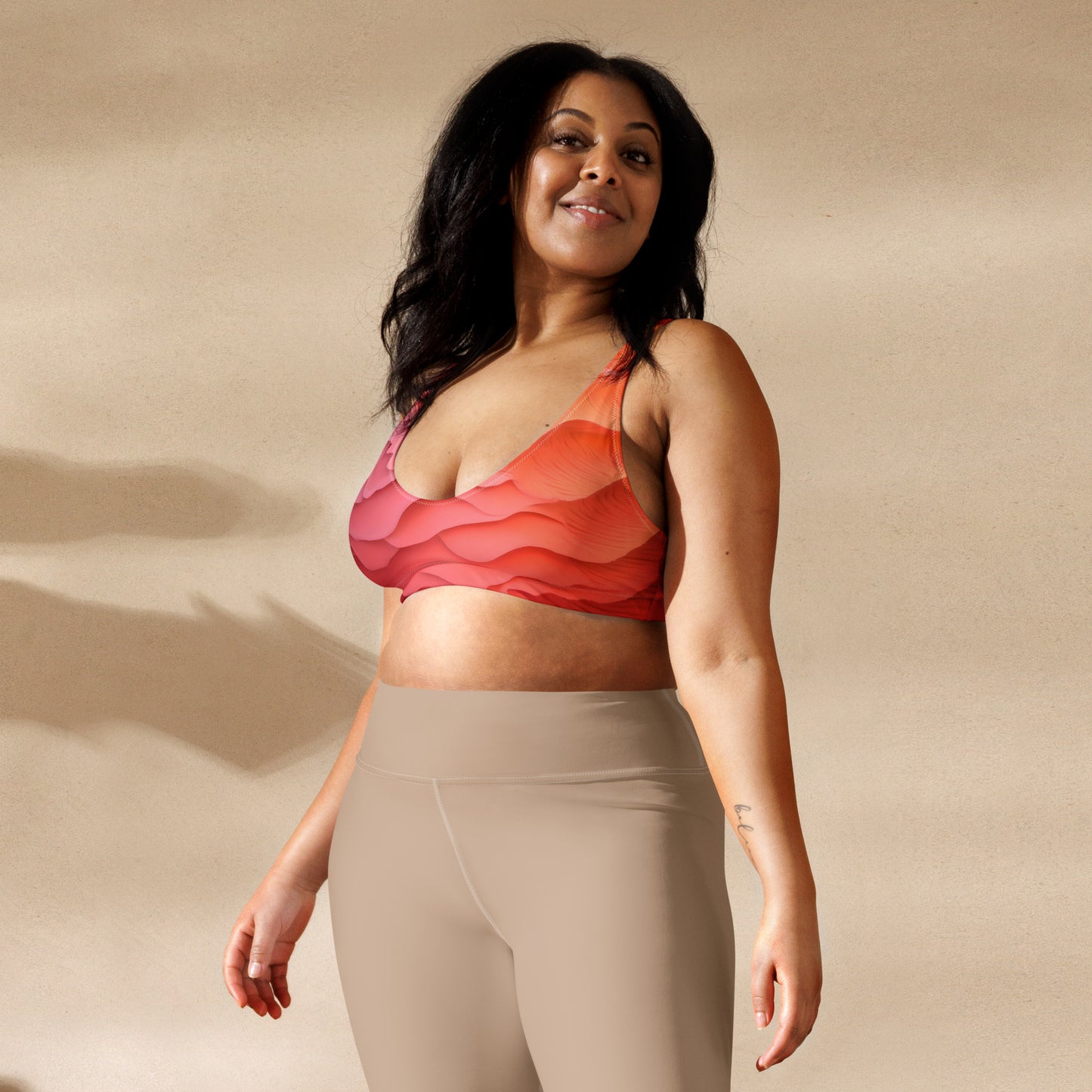 Sunset Ripple Bikini Top