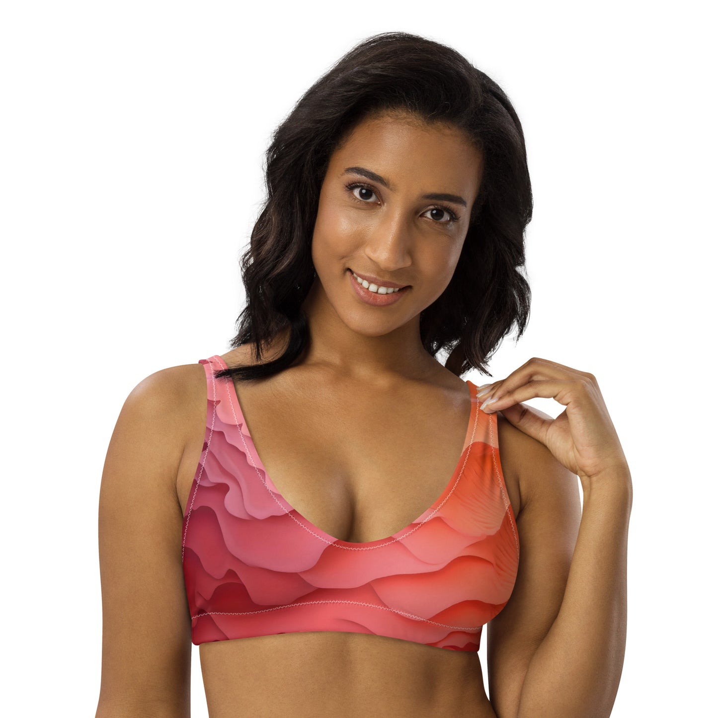 Sunset Ripple Bikini Top