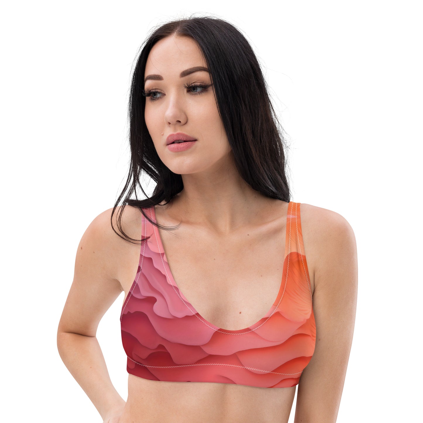 Sunset Ripple Bikini Top