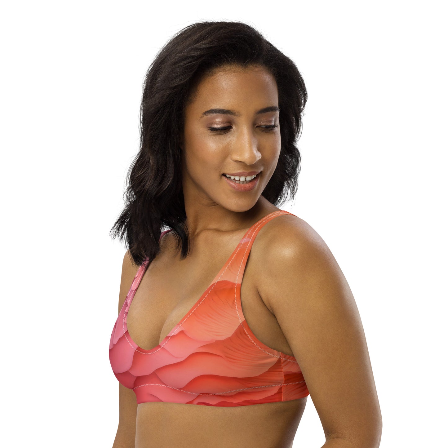 Sunset Ripple Bikini Top