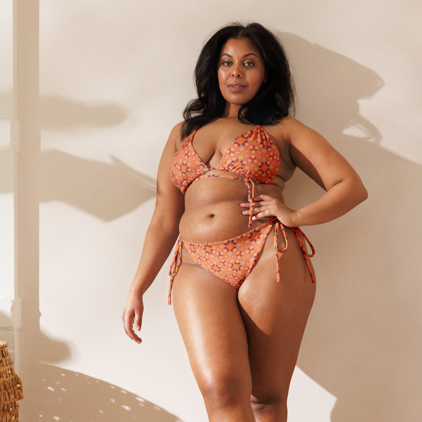 Radiant Sunset String Bikini