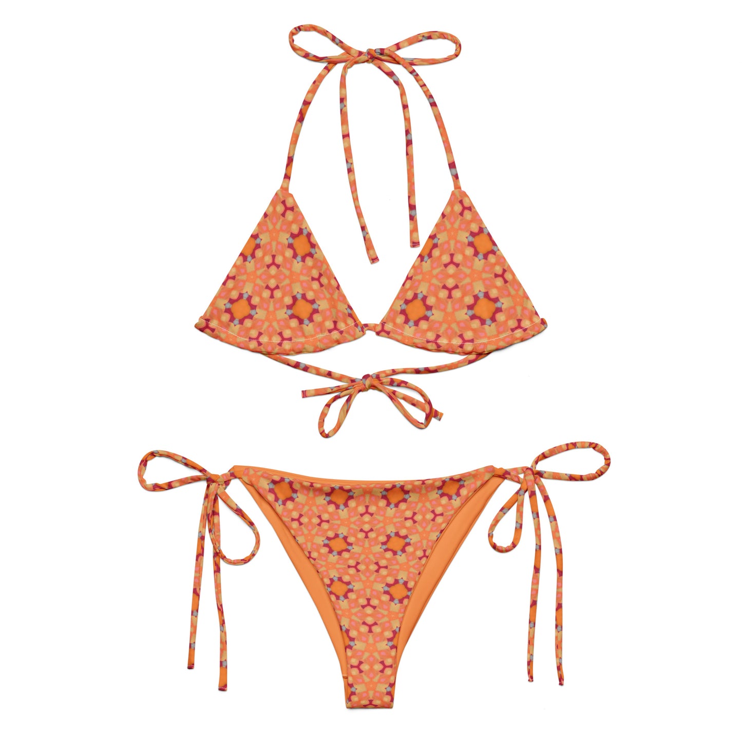 Radiant Sunset String Bikini