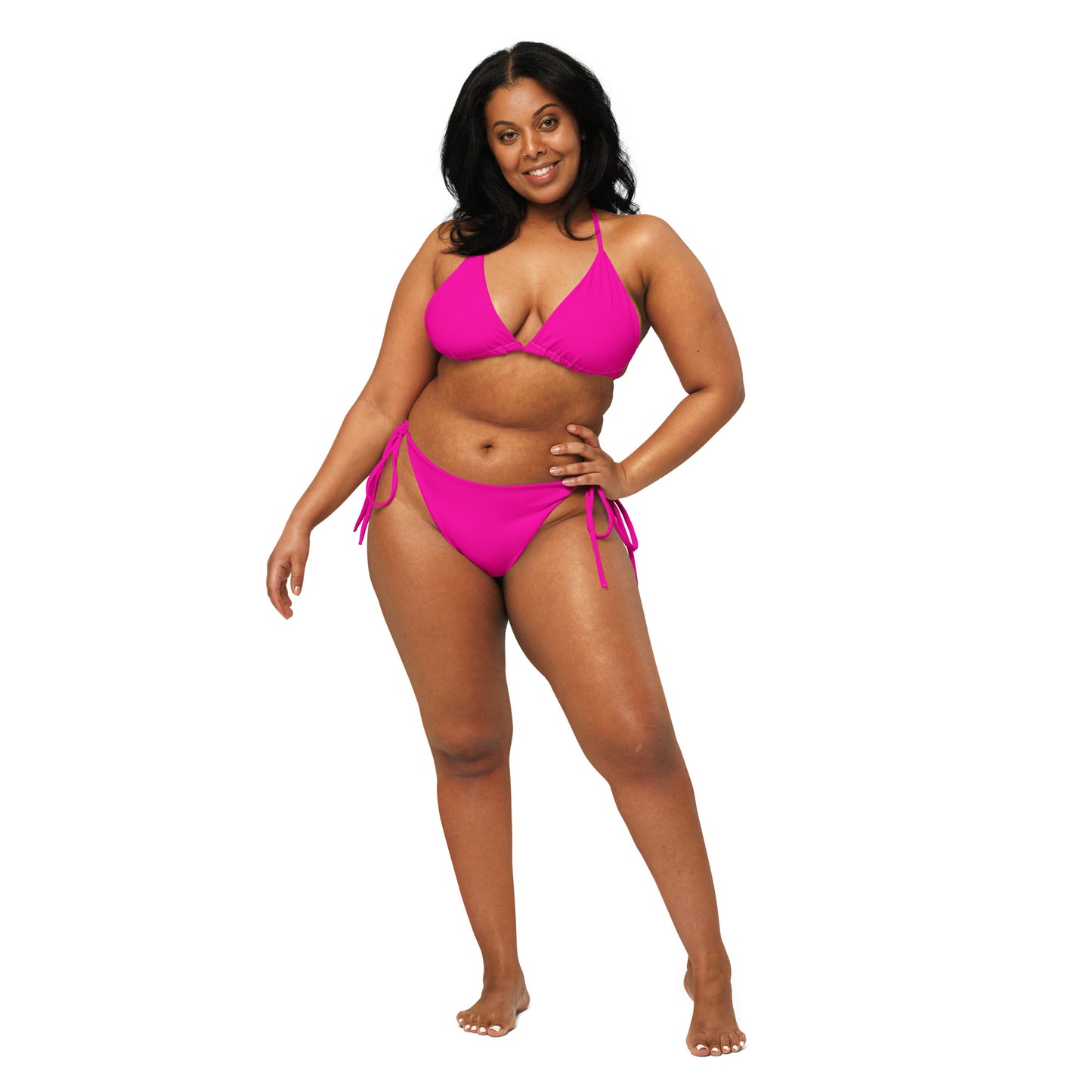 Hot Pink String Bikini