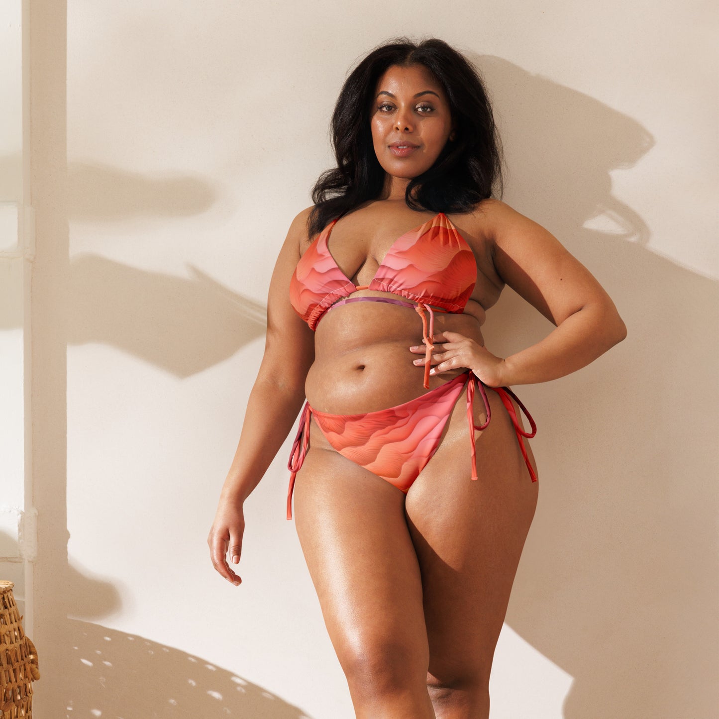 Sunset Ripple String Bikini