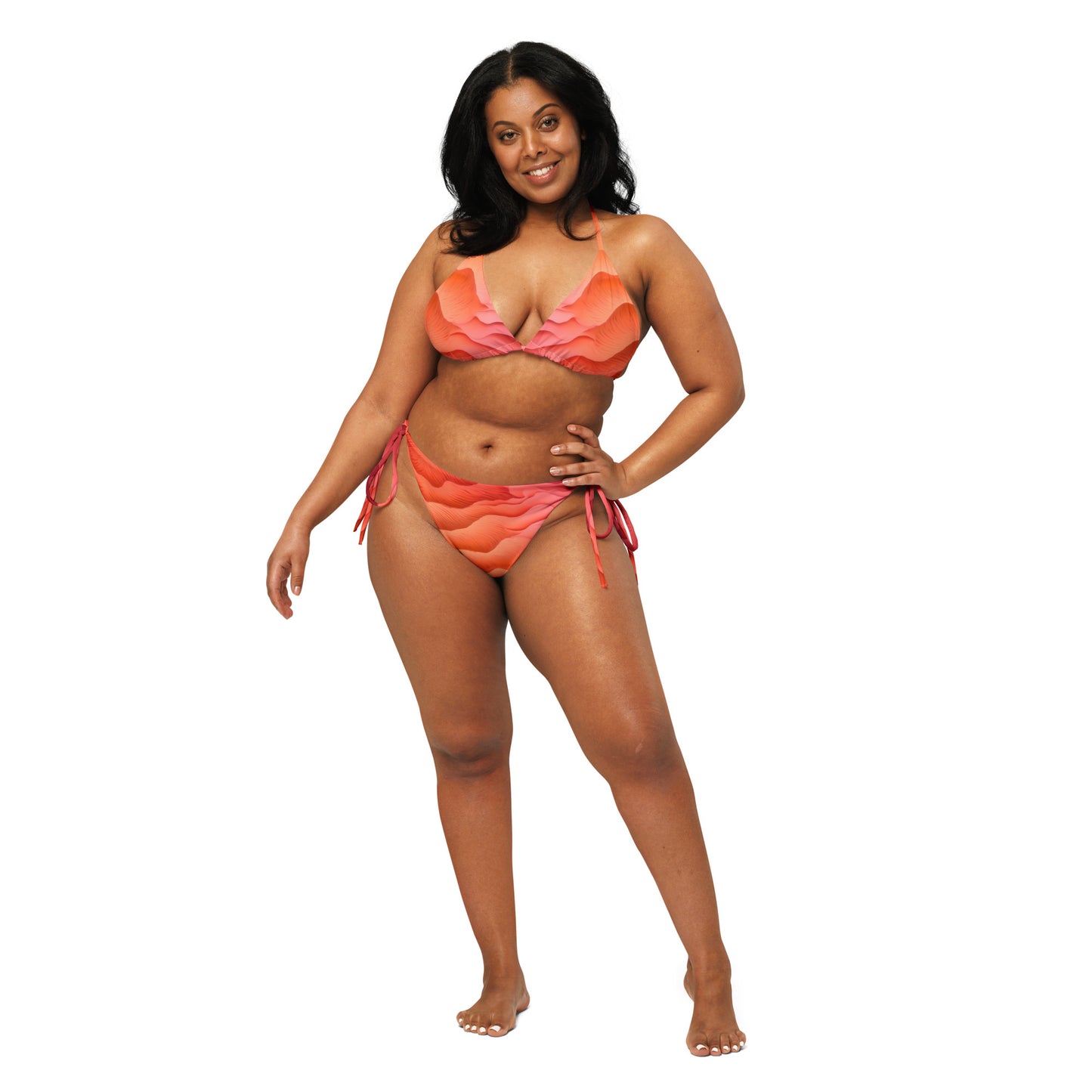 Sunset Ripple String Bikini