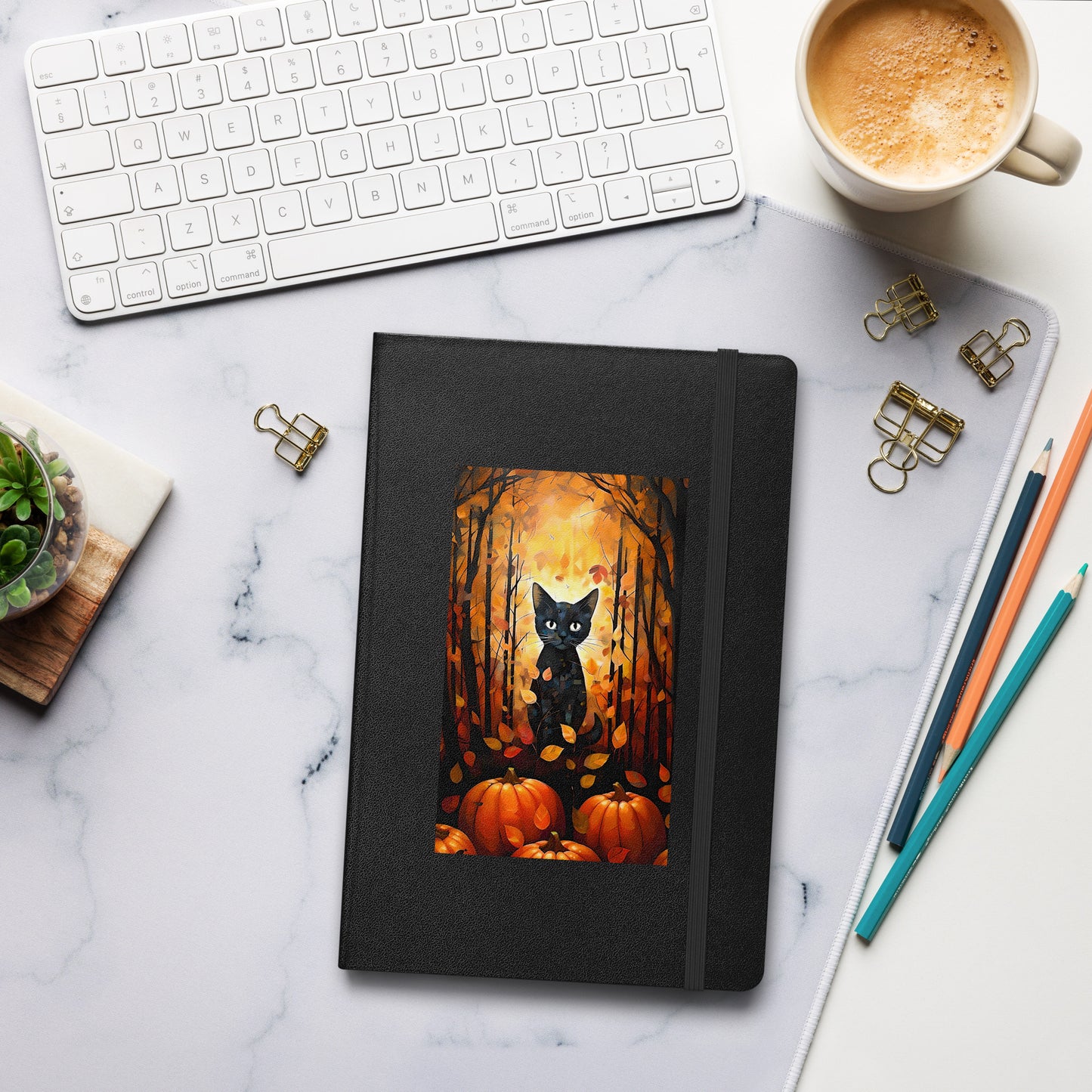 Salem's Cat Tales Hardcover Bound Notebook