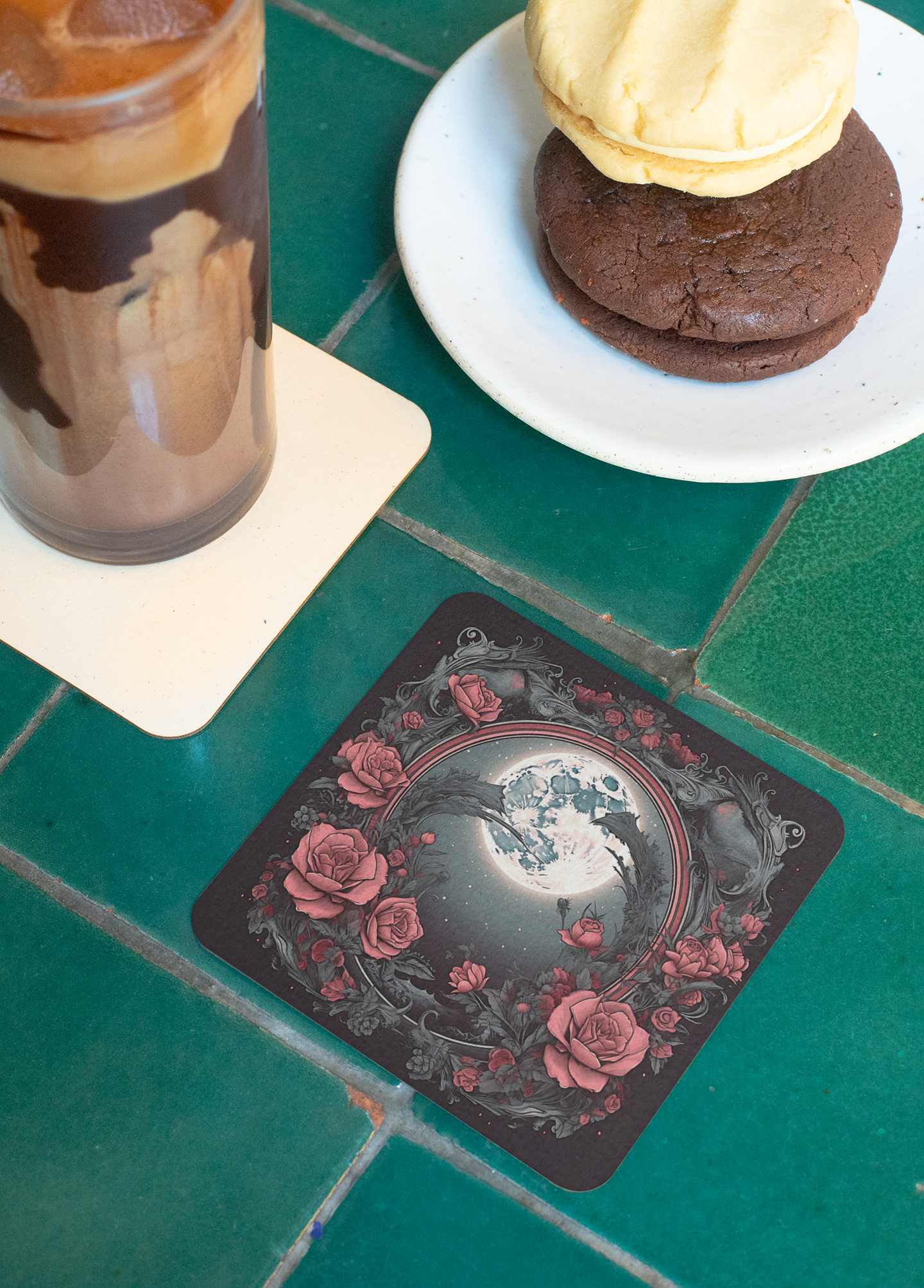 Roses in the Moonlight Coaster V4