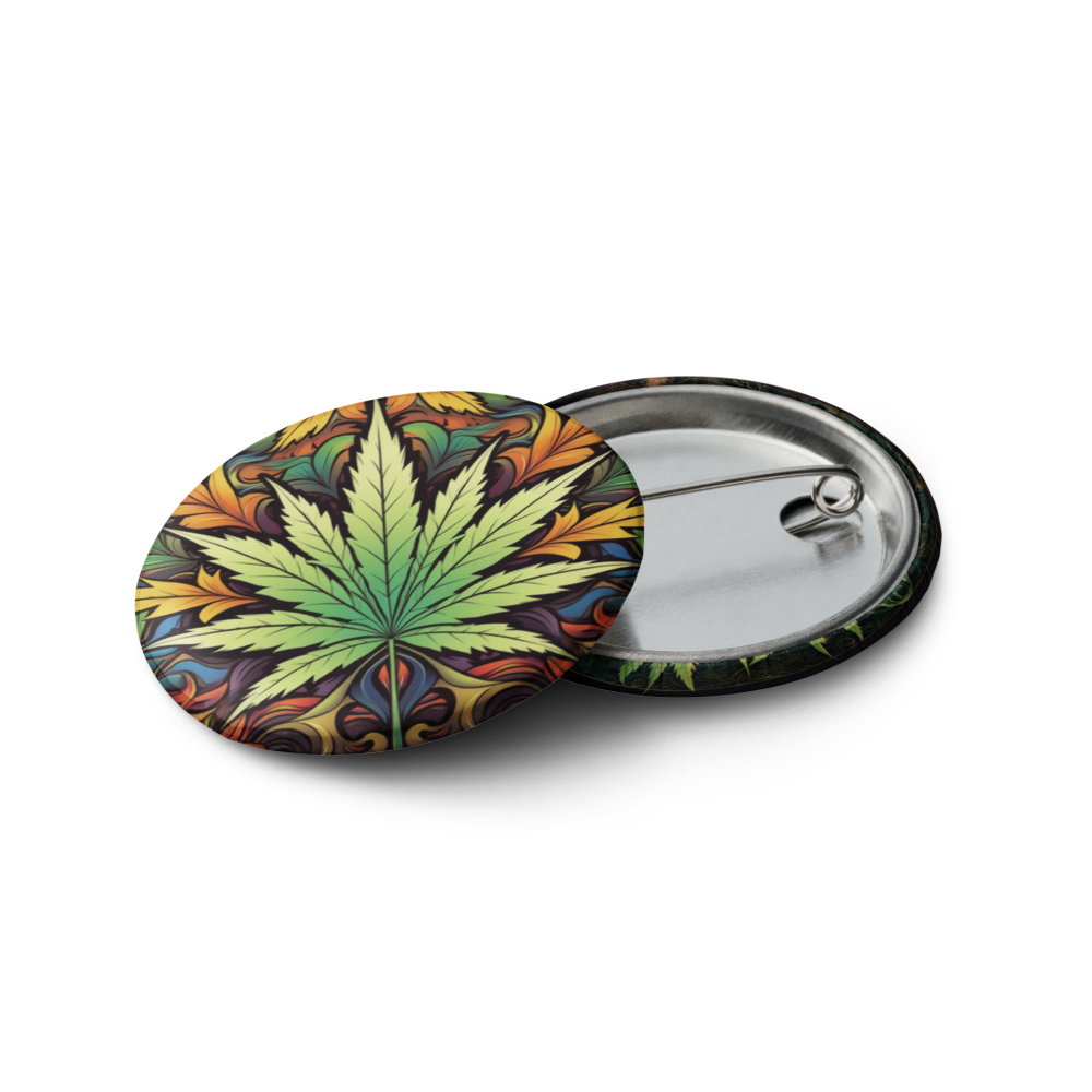 Cosmic Cannabis Set of Pin Buttons