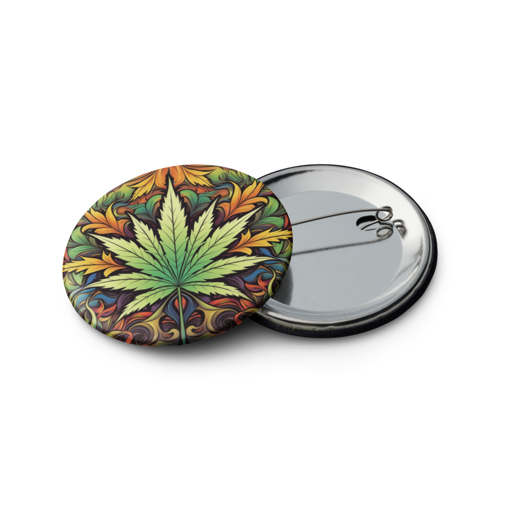 Cosmic Cannabis Set of Pin Buttons