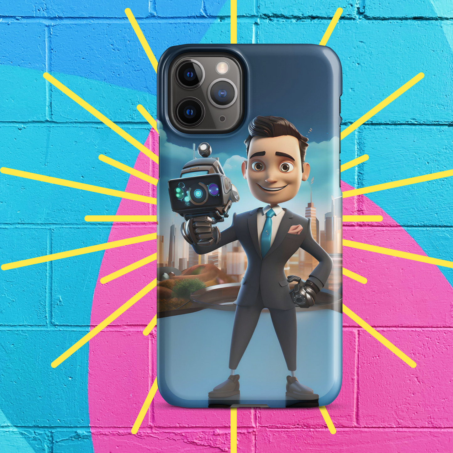 Robo-Rizzo the Roving WeatherBot Snap case for iPhone®