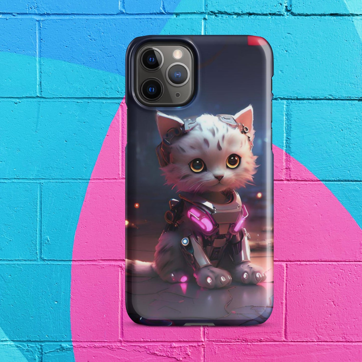 Cyberpunk Kitty Snap Case for iPhone®
