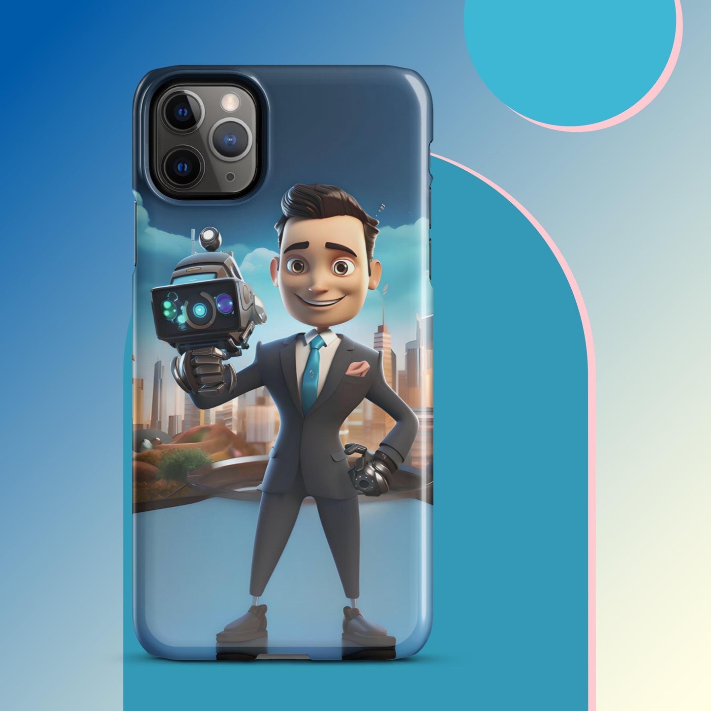 Robo-Rizzo the Roving WeatherBot Snap case for iPhone®