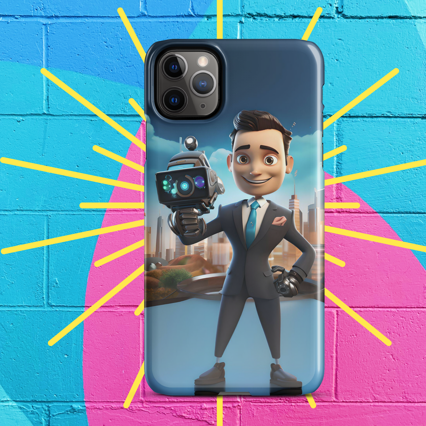 Robo-Rizzo the Roving WeatherBot Snap case for iPhone®