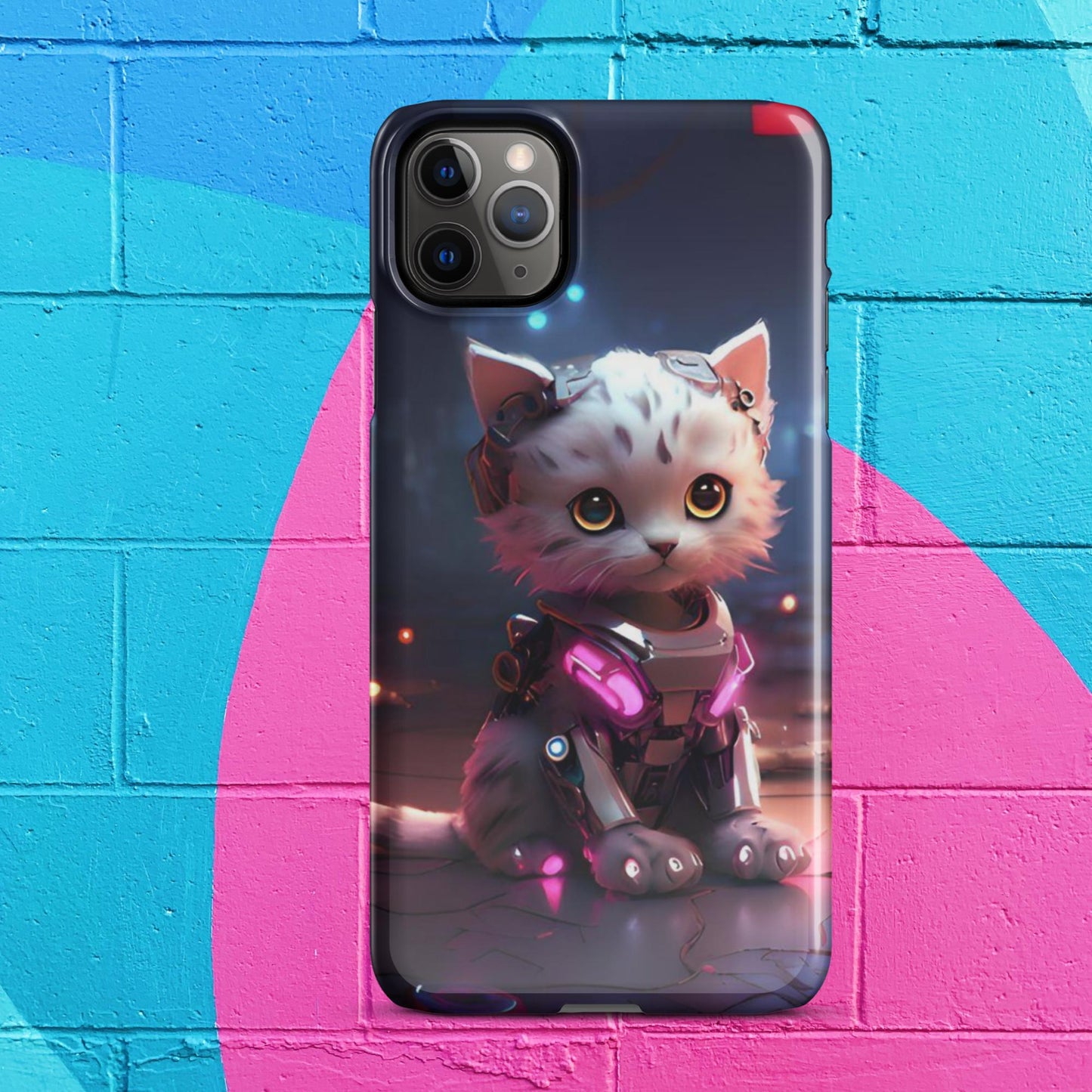 Cyberpunk Kitty Snap Case for iPhone®