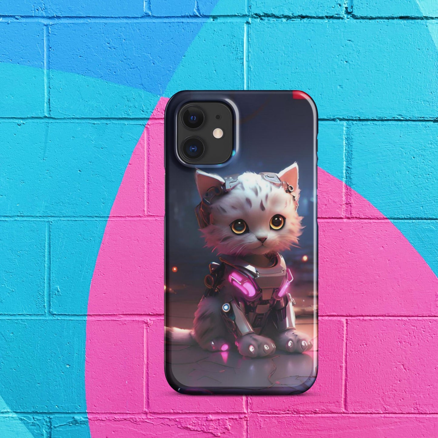 Cyberpunk Kitty Snap Case for iPhone®