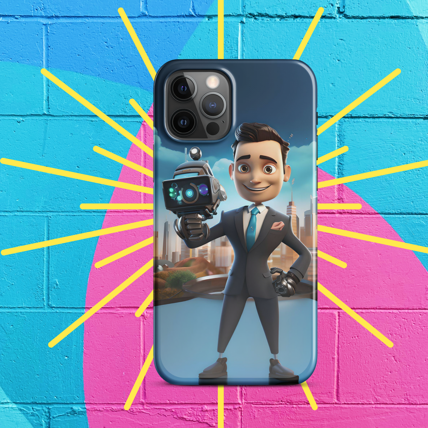Robo-Rizzo the Roving WeatherBot Snap case for iPhone®
