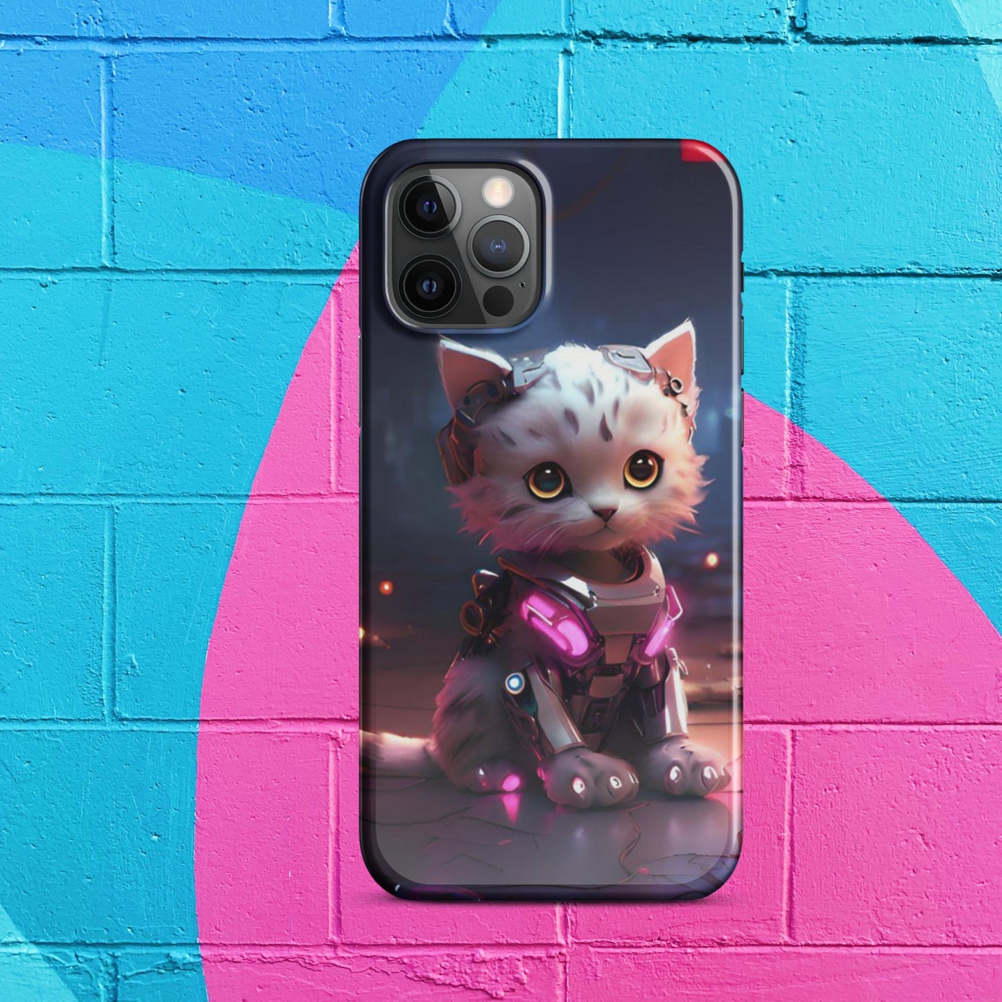 Cyberpunk Kitty Snap Case for iPhone®