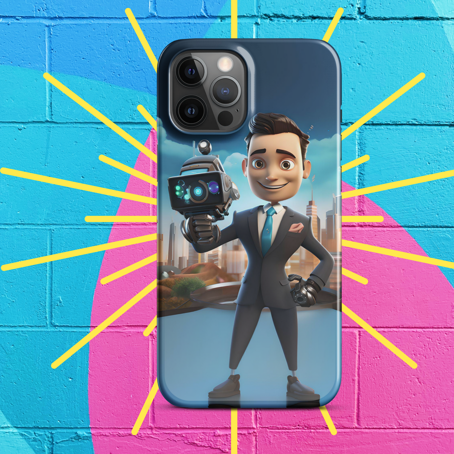 Robo-Rizzo the Roving WeatherBot Snap case for iPhone®