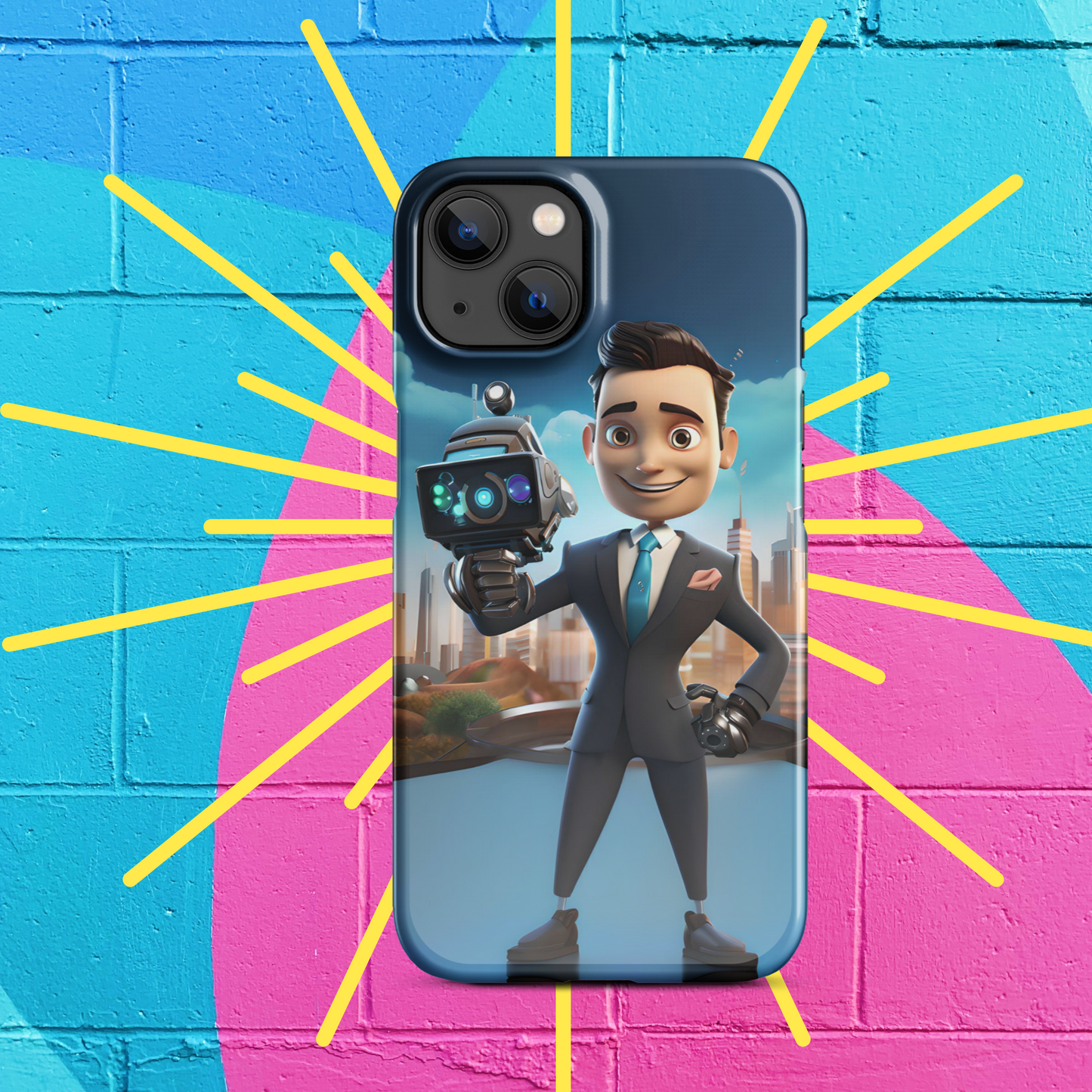 Robo-Rizzo the Roving WeatherBot Snap case for iPhone®