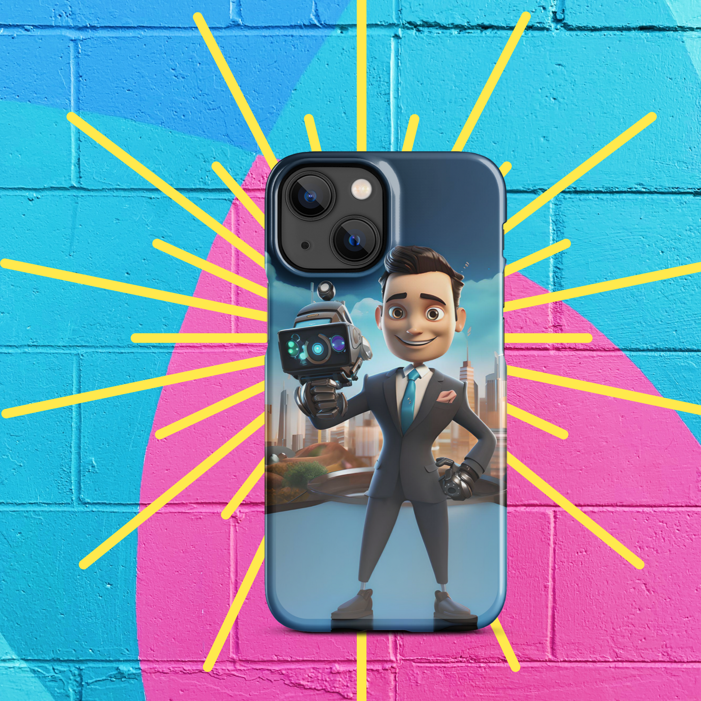 Robo-Rizzo the Roving WeatherBot Snap case for iPhone®