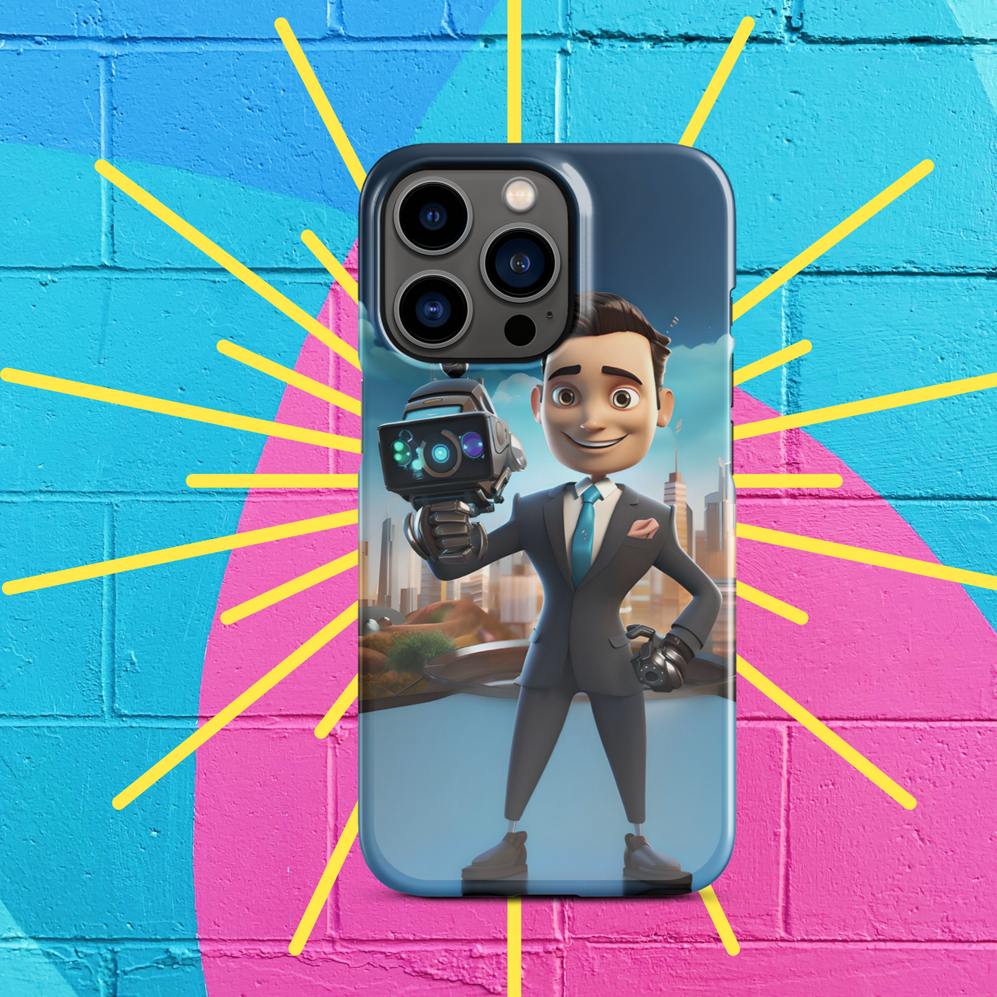Robo-Rizzo the Roving WeatherBot Snap case for iPhone®