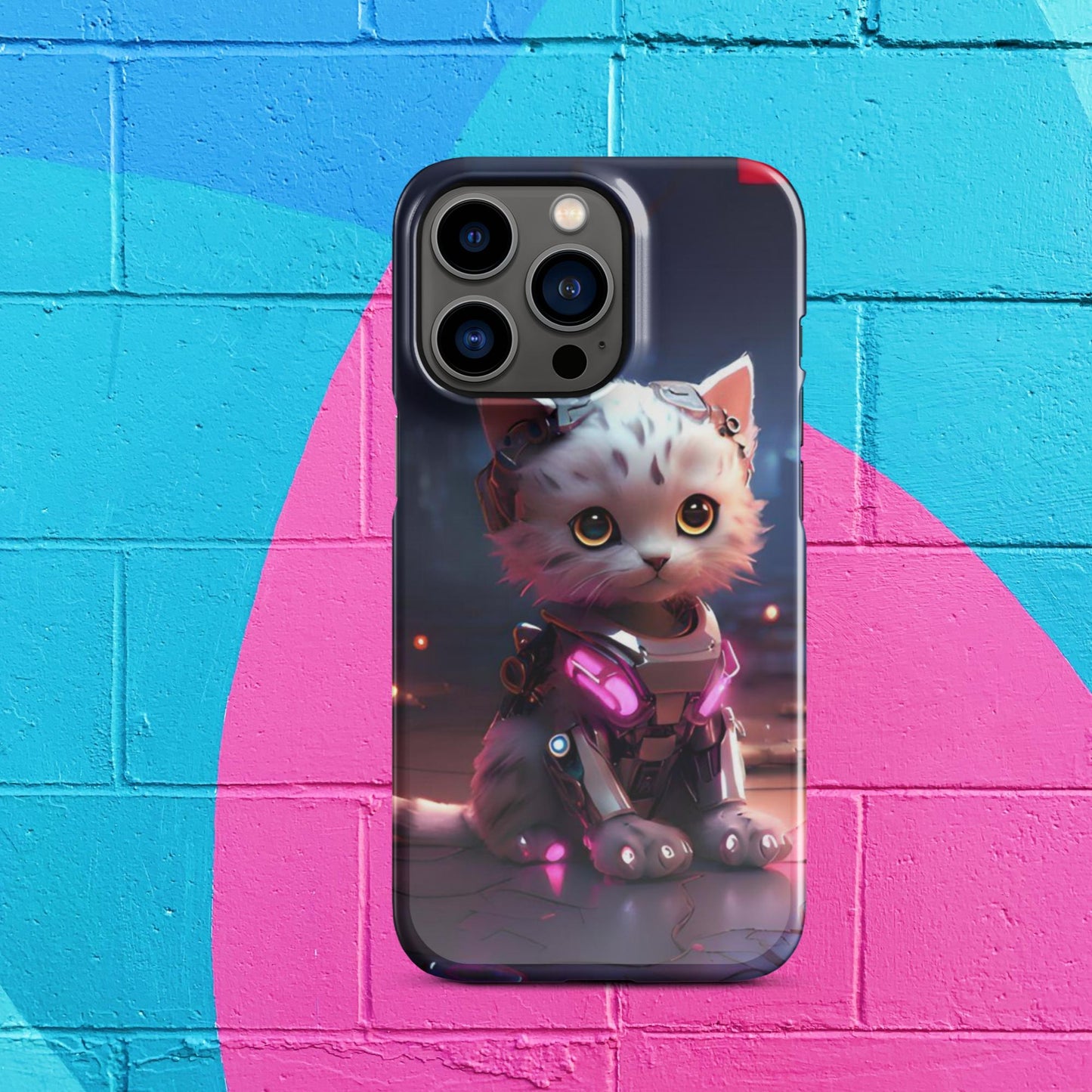 Cyberpunk Kitty Snap Case for iPhone®