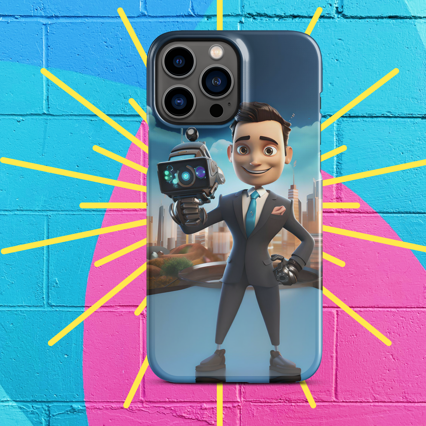 Robo-Rizzo the Roving WeatherBot Snap case for iPhone®