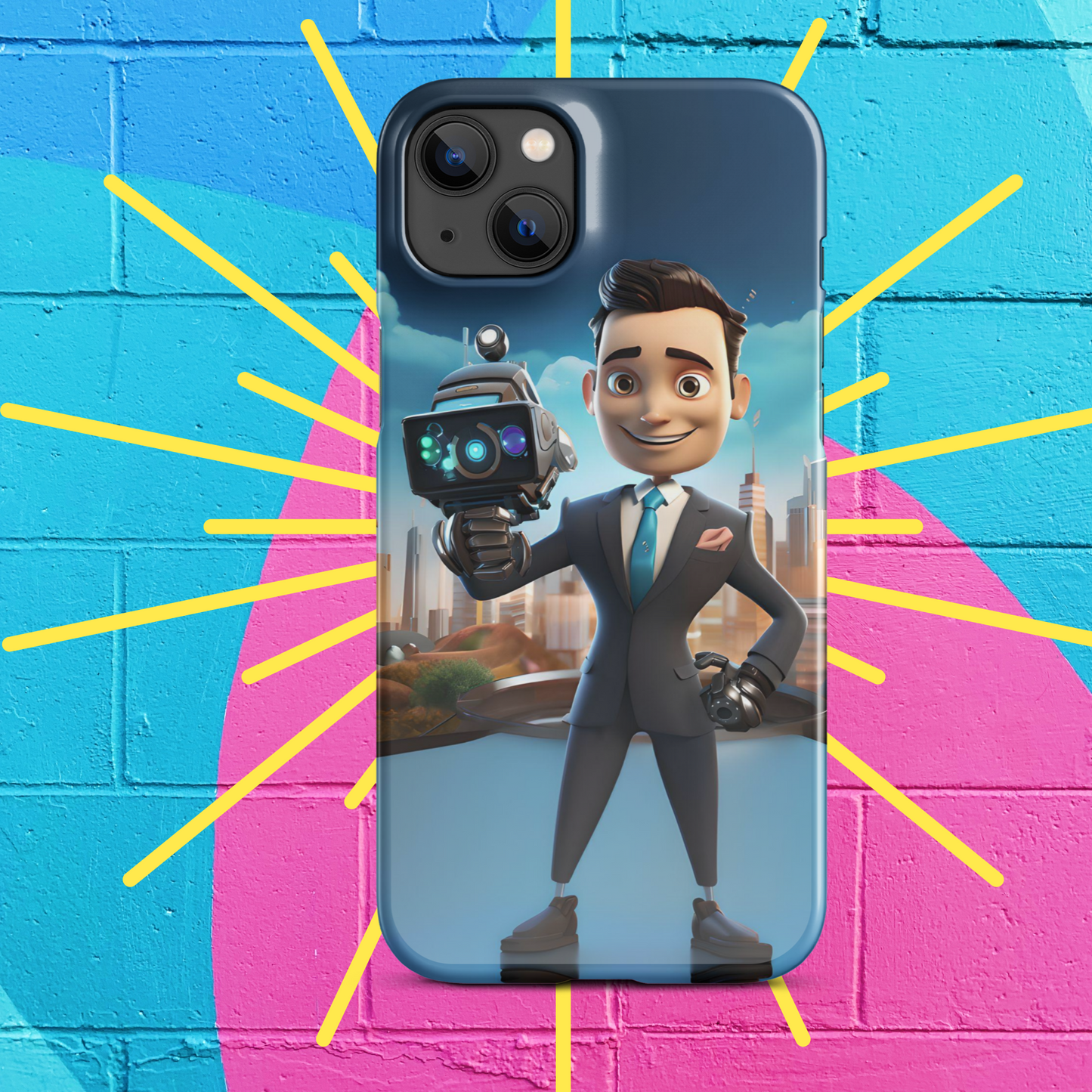 Robo-Rizzo the Roving WeatherBot Snap case for iPhone®