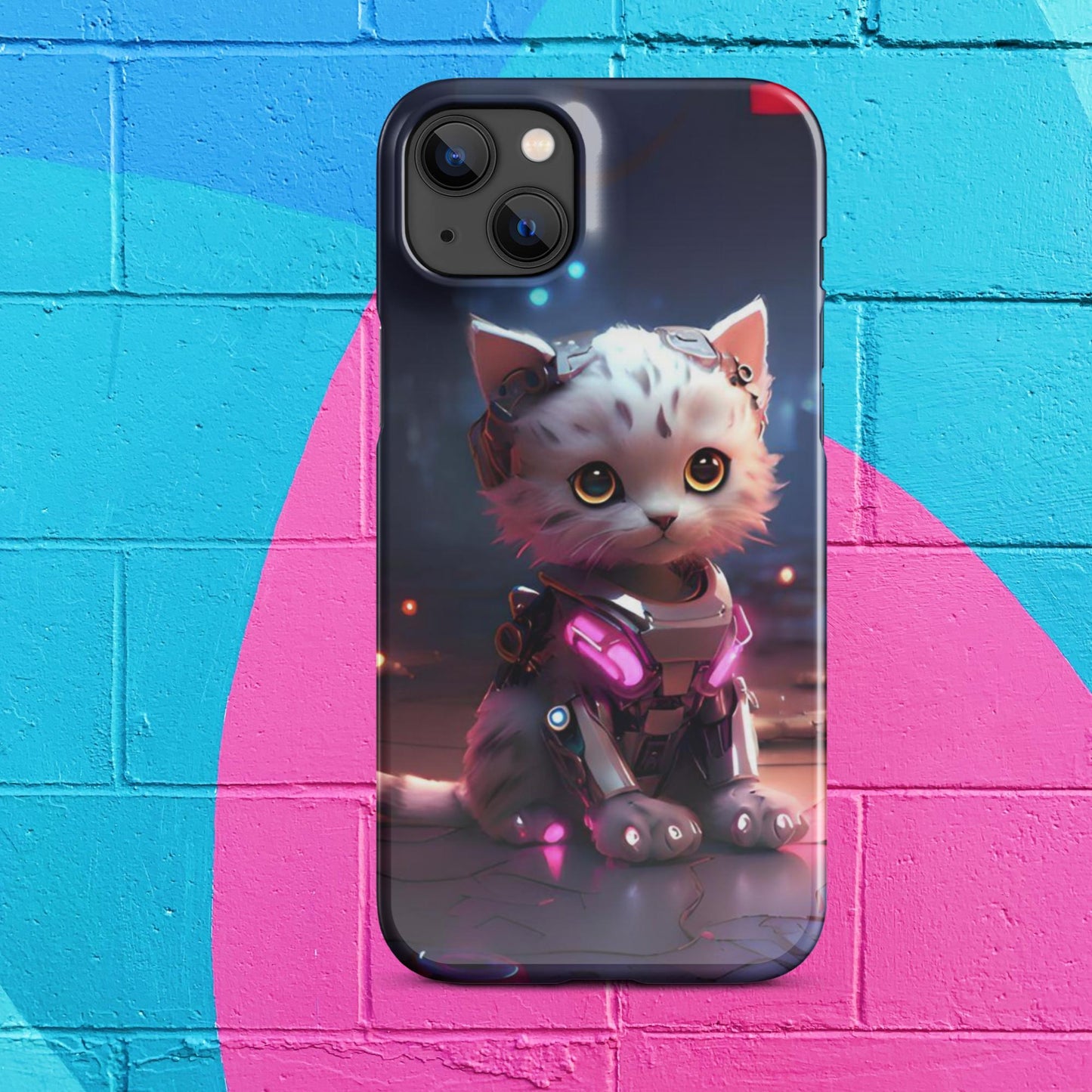 Cyberpunk Kitty Snap Case for iPhone®