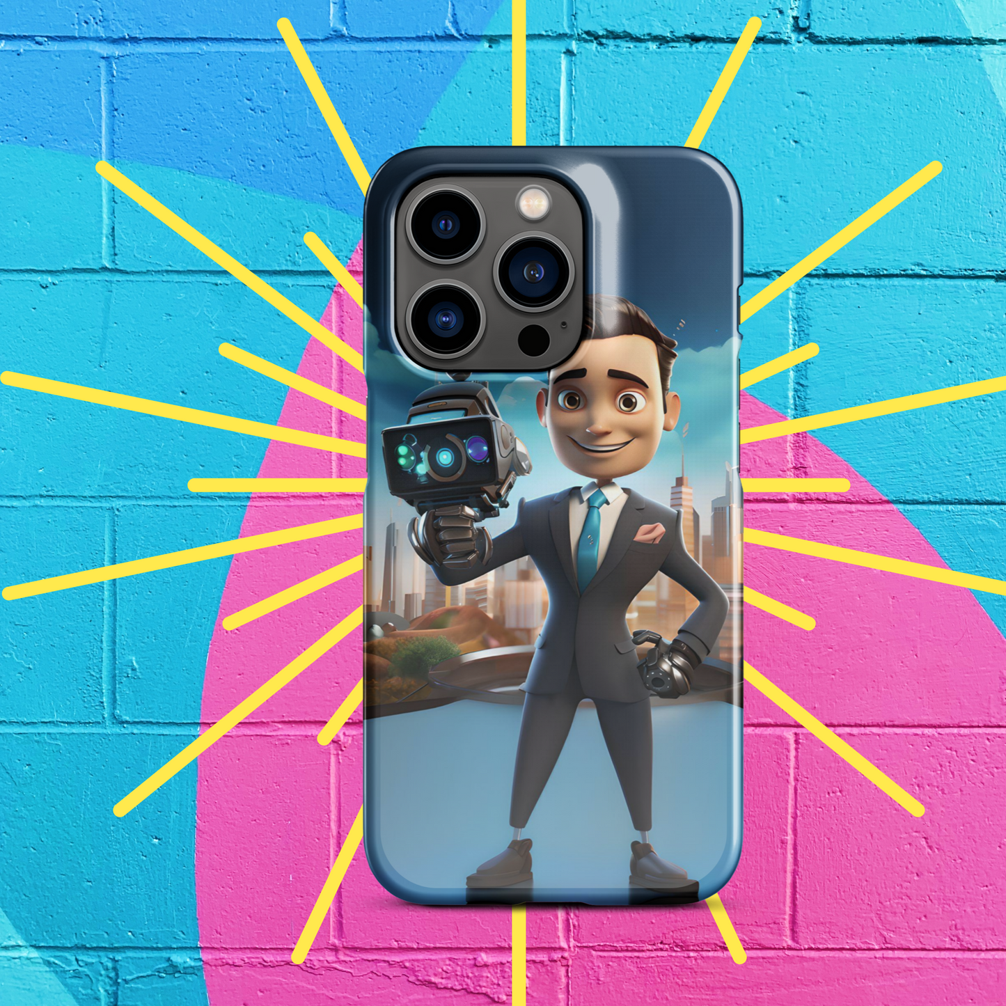 Robo-Rizzo the Roving WeatherBot Snap case for iPhone®