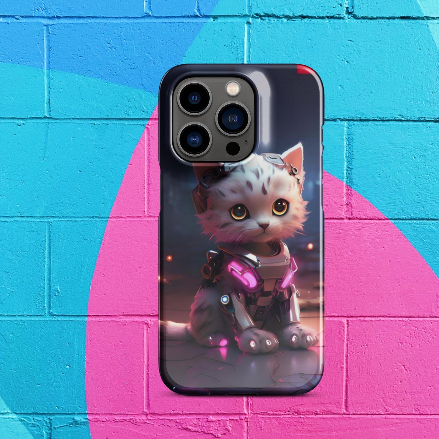 Cyberpunk Kitty Snap Case for iPhone®