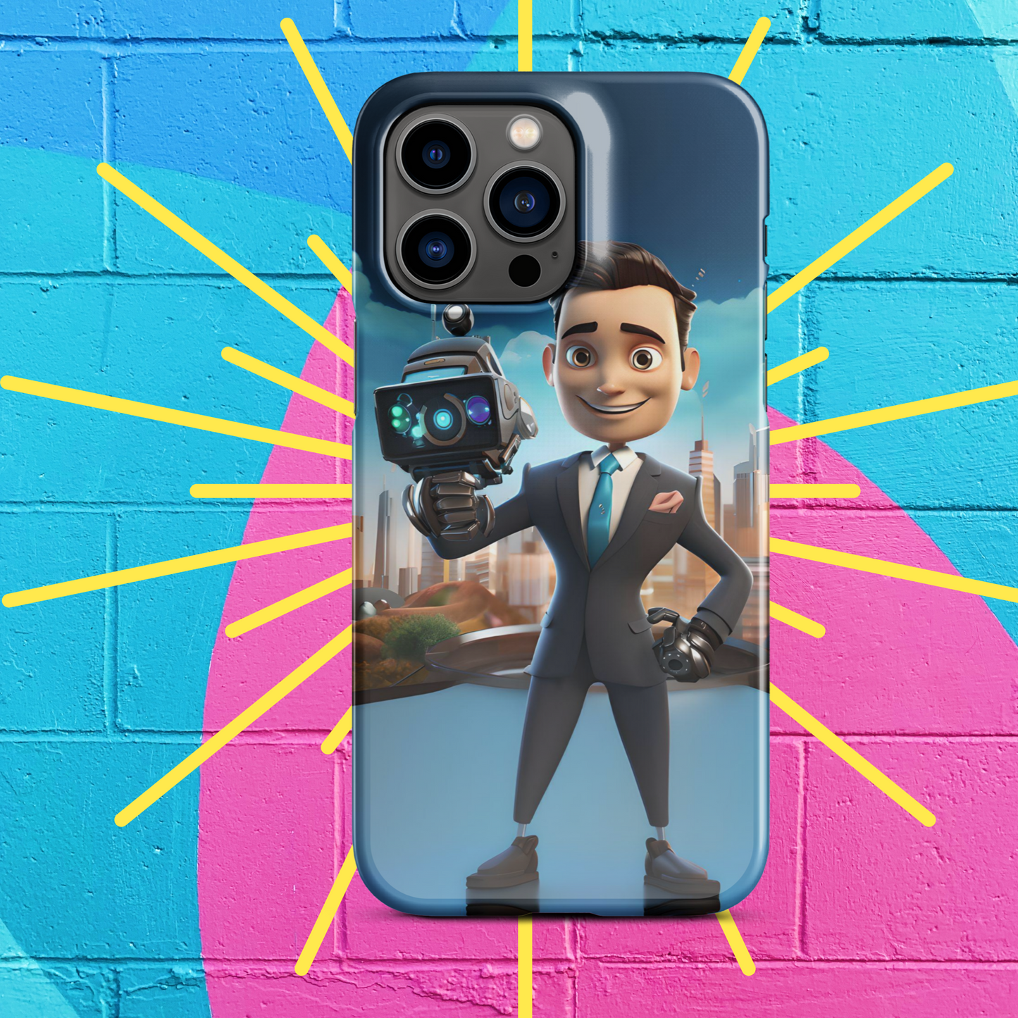 Robo-Rizzo the Roving WeatherBot Snap case for iPhone®