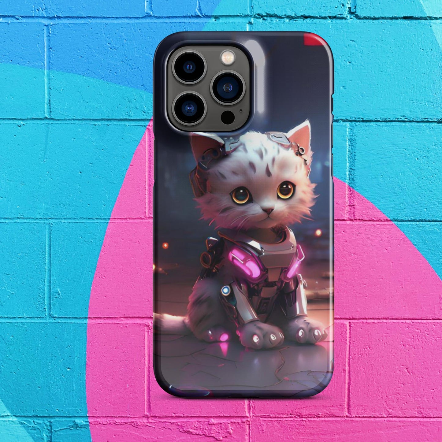 Cyberpunk Kitty Snap Case for iPhone®