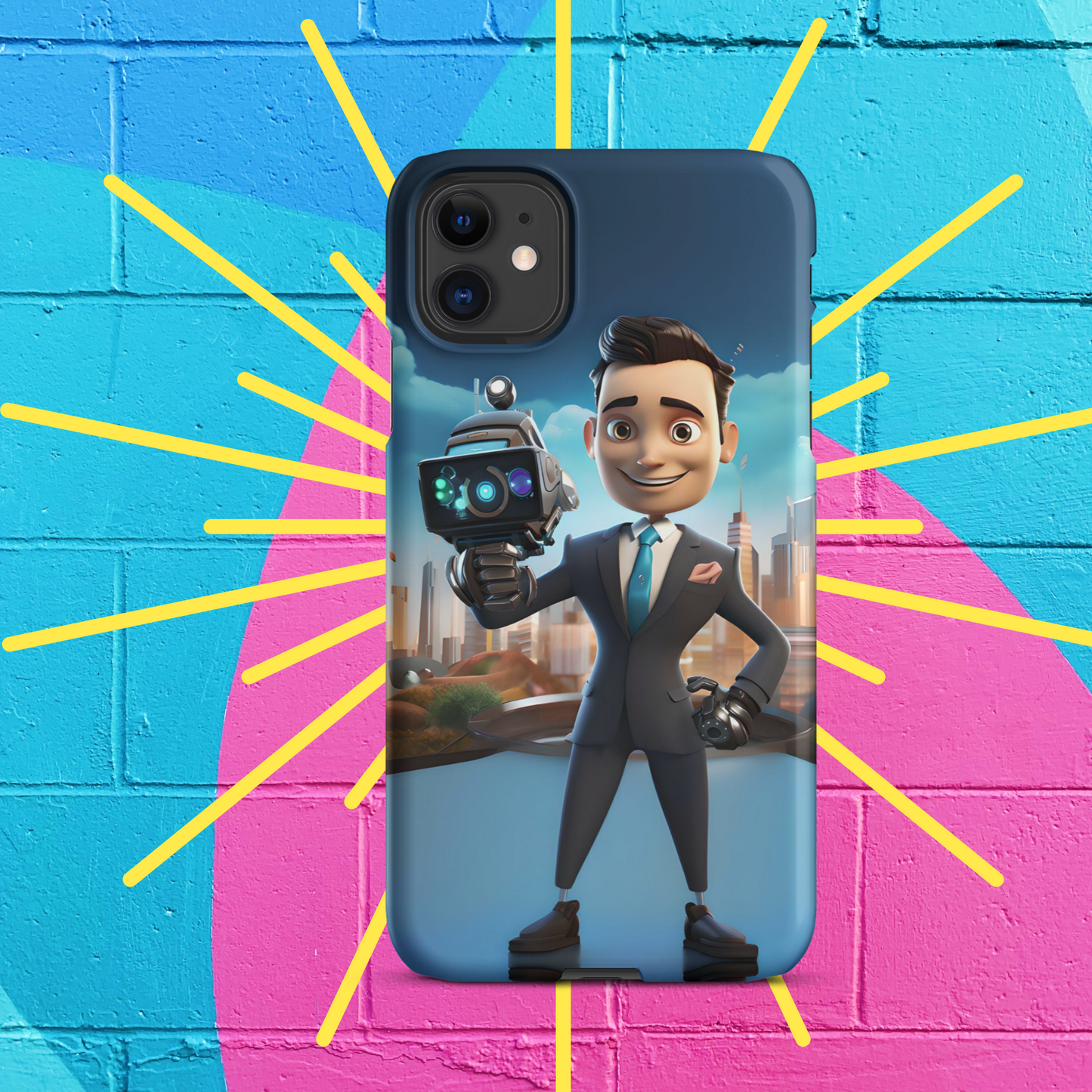 Robo-Rizzo the Roving WeatherBot Snap case for iPhone®