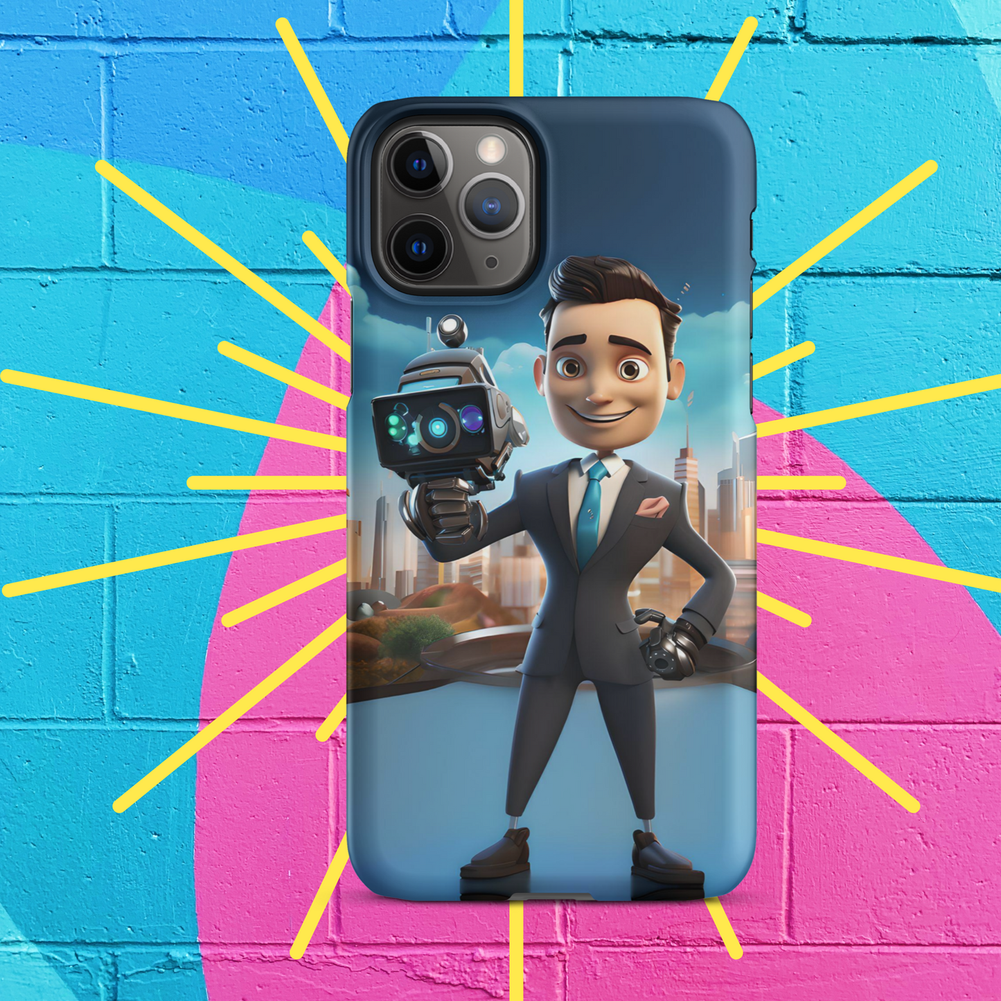 Robo-Rizzo the Roving WeatherBot Snap case for iPhone®