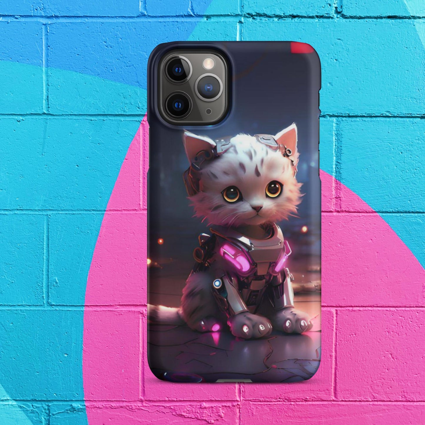 Cyberpunk Kitty Snap Case for iPhone®