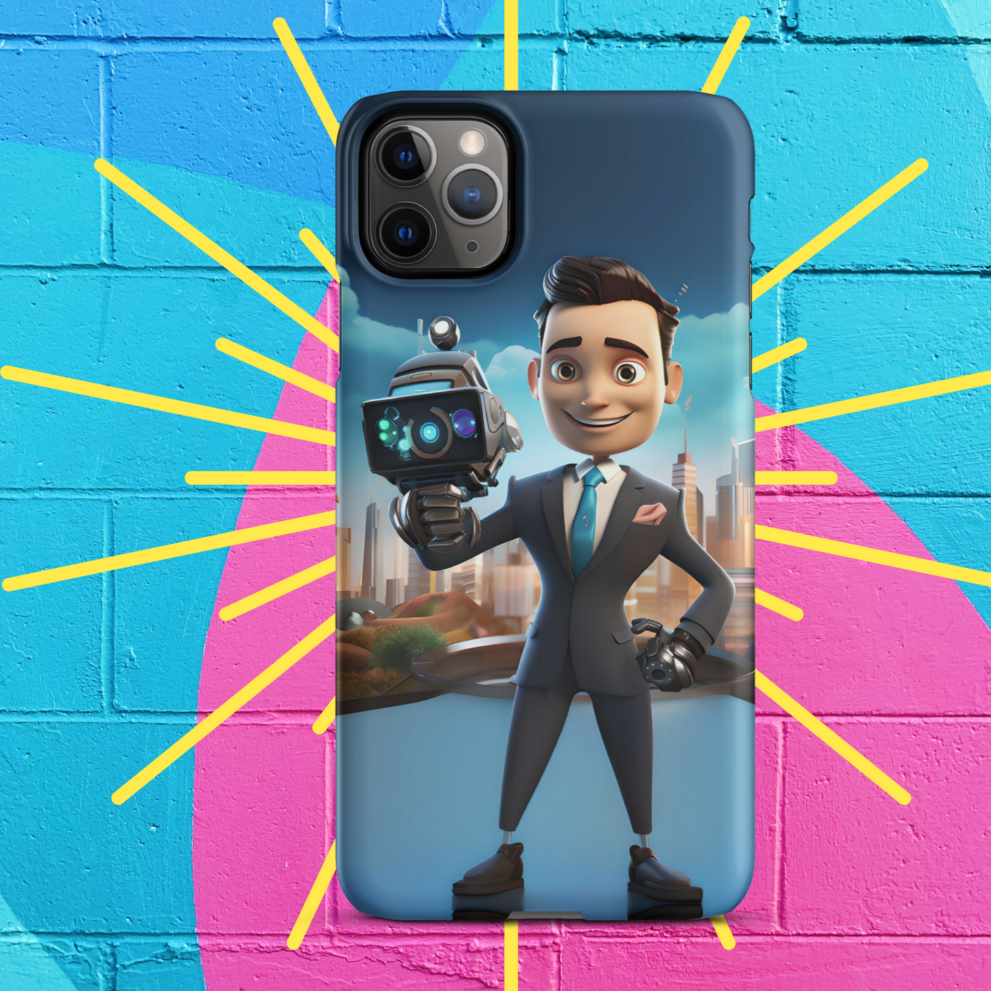Robo-Rizzo the Roving WeatherBot Snap case for iPhone®
