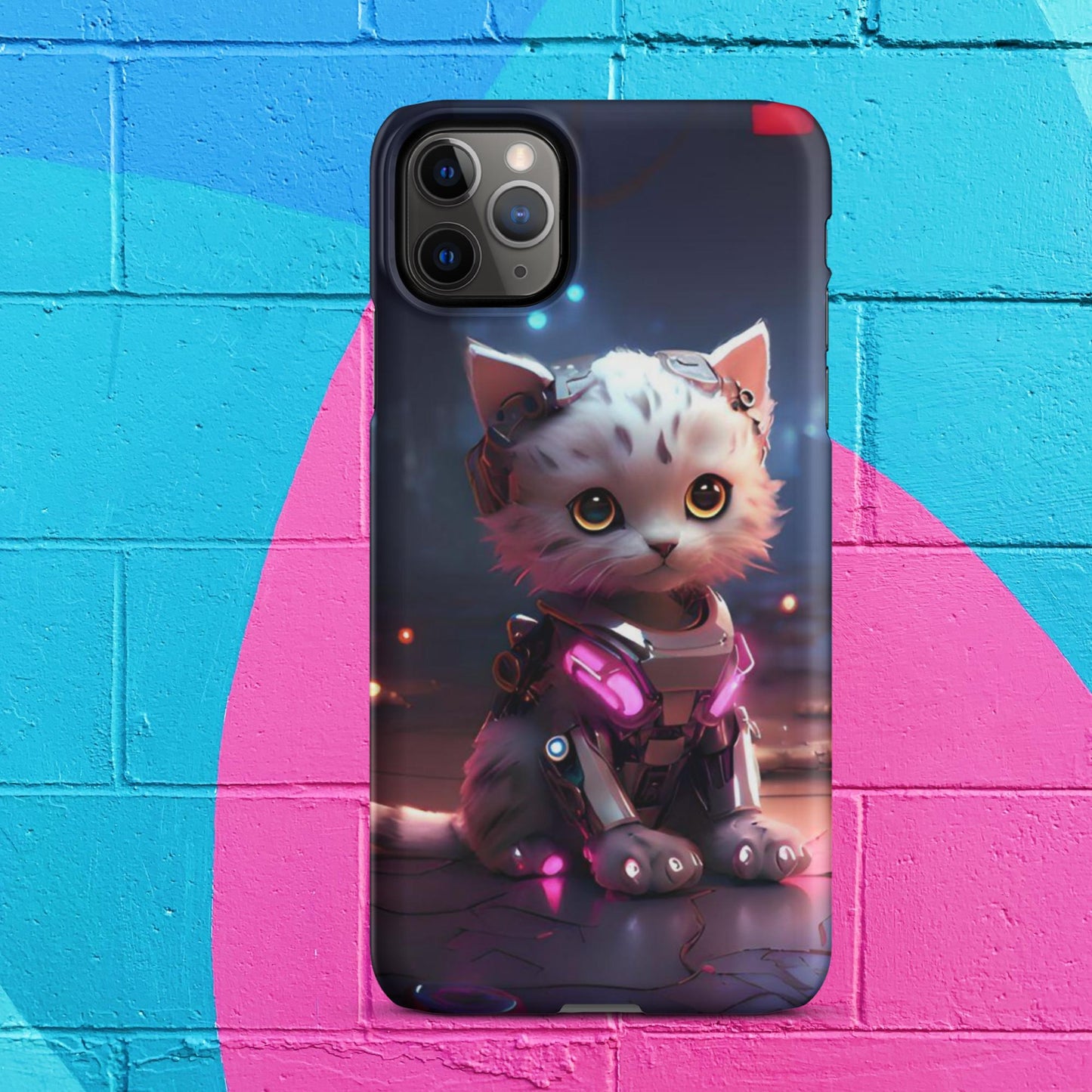 Cyberpunk Kitty Snap Case for iPhone®