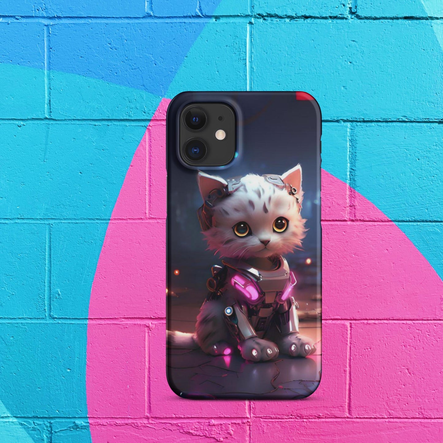 Cyberpunk Kitty Snap Case for iPhone®