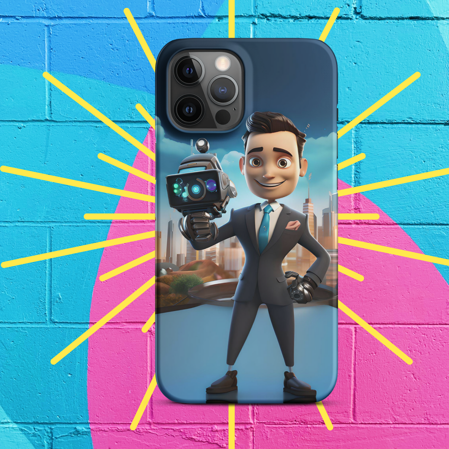 Robo-Rizzo the Roving WeatherBot Snap case for iPhone®