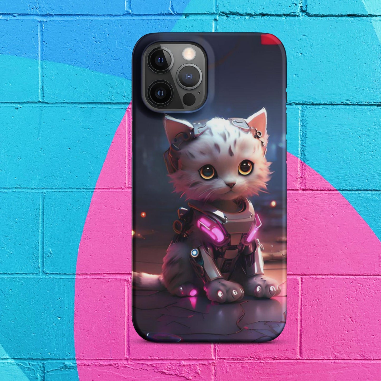 Cyberpunk Kitty Snap Case for iPhone®