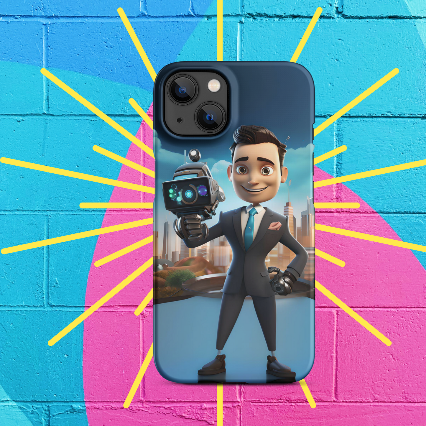 Robo-Rizzo the Roving WeatherBot Snap case for iPhone®
