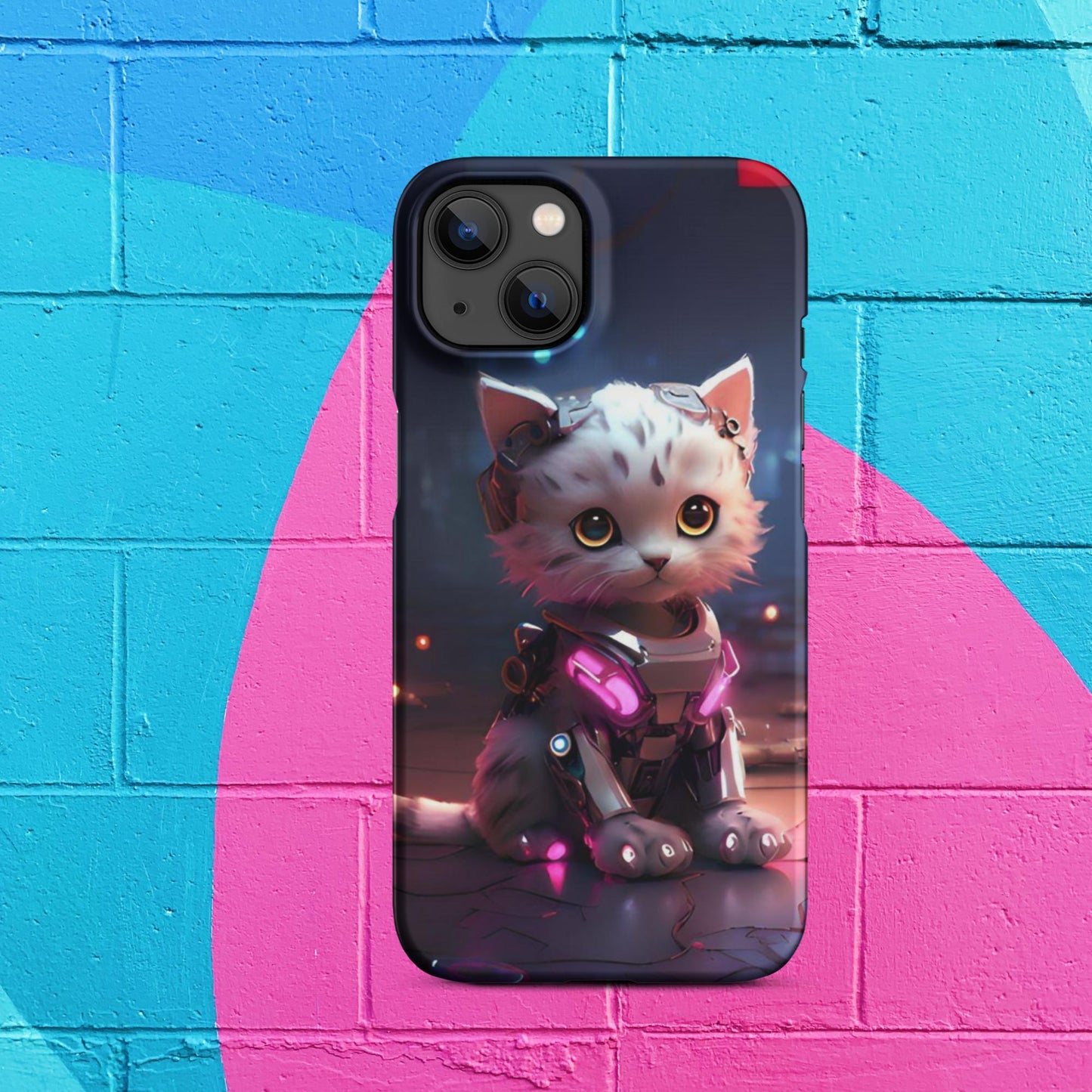 Cyberpunk Kitty Snap Case for iPhone®