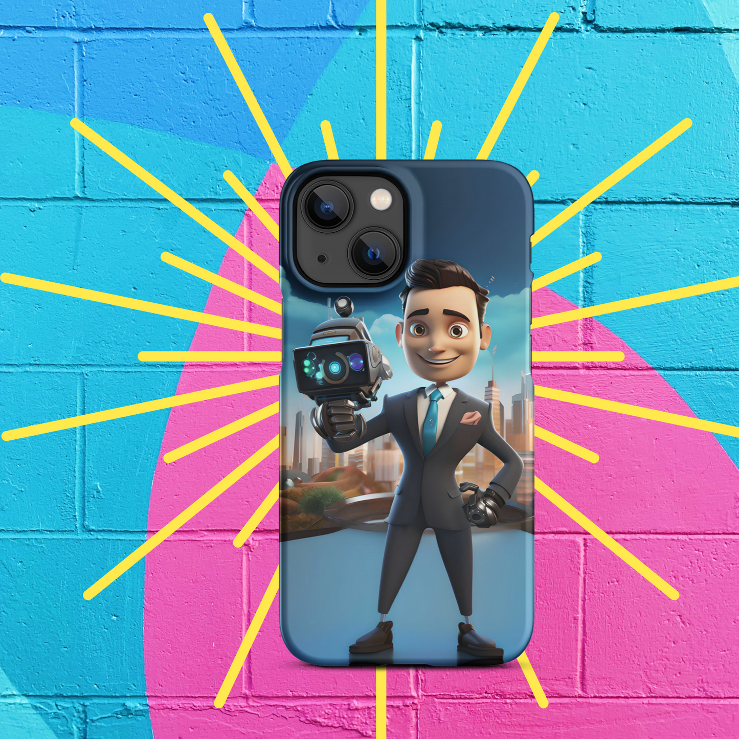 Robo-Rizzo the Roving WeatherBot Snap case for iPhone®