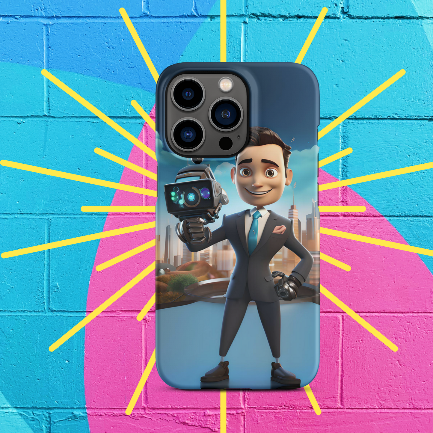 Robo-Rizzo the Roving WeatherBot Snap case for iPhone®